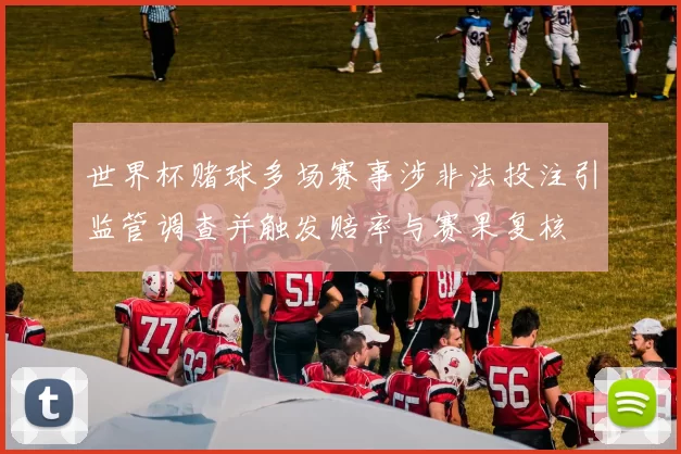 世界杯赌球多场赛事涉非法投注引监管调查并触发赔率与赛果复核