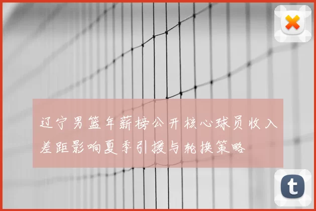 辽宁男篮年薪榜公开核心球员收入差距影响夏季引援与轮换策略